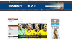 Desktop Screenshot of futbolya.com