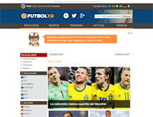 Tablet Screenshot of futbolya.com